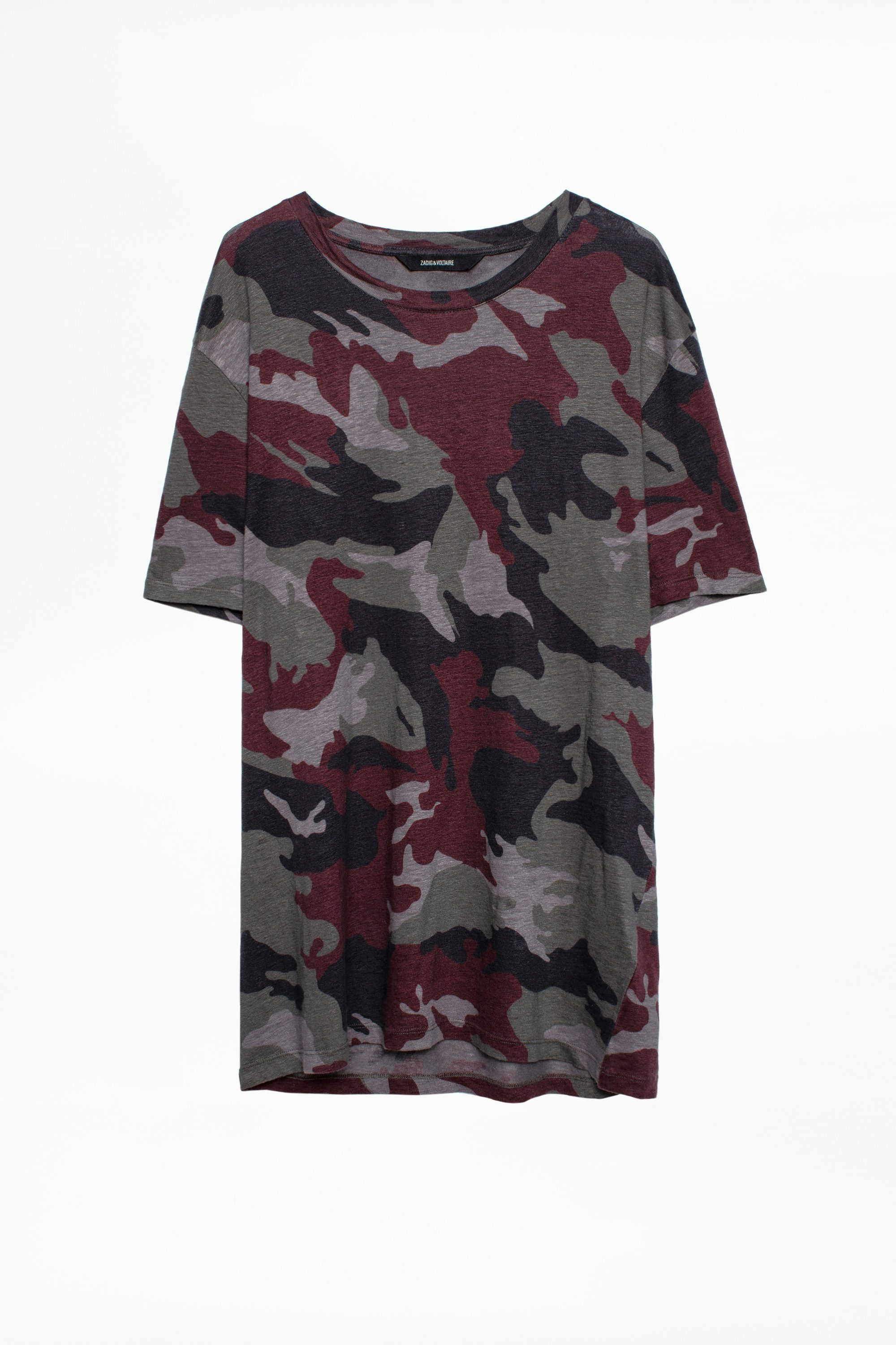 Tommy Lin Camou T-shirt - Men’s camouflage print T-shirt.